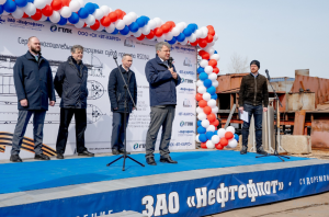 26 марта 2026 года на самарском судостроительном и судоремонтном заводе ЗАО «Нефтефлот» состоялась торжественная закладка трех сухогрузных судов проекта RSD34L.