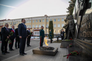 Торжественное собрание, посвященное 10-летию Росгвардии, состоялось в управлении Приволжского ордена Жукова округа войск национальной гвардии Российской Федерации.