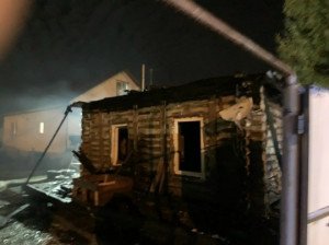 В Сергиевском районе ликвидировали возгорание нежилого дома