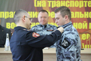 Самарский ОМОН «Смерч» (на транспорте) отмечает день образования отряда