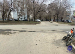 В Самаре в ДТП пострадал водитель мопеда