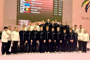 В Португалии в течение прошлой недели проходили чемпионат и первенство Европы по прыжкам на батуте, акробатической дорожке и двойном минитрампе.