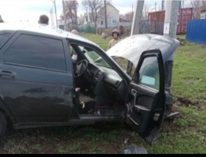 В Приволжском районе на автодороге  Приволжье – Хворостянка в ДТП пострадал водитель ВАЗ – 2110