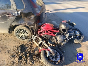 В Тольятти автомобилистка столкнулась с мотоциклистом