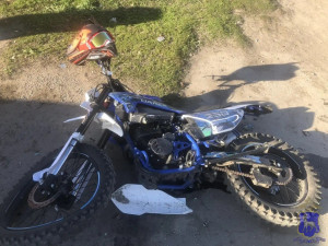 13-летний подросток на питбайке пострадал в ДТП в Волжском районе