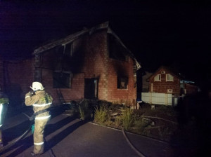 В селе Старая Бинарадка Красноярского района произошел пожар ранга 1-БИС, погиб человек