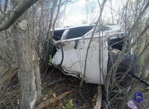 В Кинельском районе машина перевернулась в кювет, пострадали двое