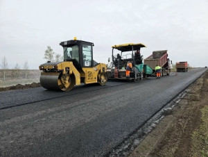 В Сергиевском районе начался ремонт школьного маршрута по нацпроекту