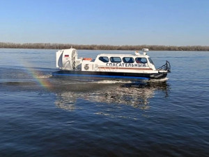 30 апреля парк спасательной техники Поисково-спасательного подразделения «Центральная» пополнился новым транспортным средством на воздушной подушке - «Спутник-12».