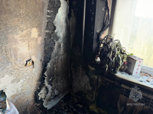 30 апреля в 18:22 поступило сообщение о возгорании в доме №11 по улице Дзержинского в Тольятти.