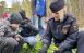 В рамках акции «Сад памяти» в Жигулевске  на территории городского парка военной техники высадили молодые саженцы каштана.