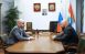 Во вторник, 12 мая, губернатор, секретарь регионального отделения партии «Единая Россия»  Вячеслав Федорищев провел рабочую встречу с депутатом Государственной Думы РФ Владимиром Кошелевым: обсудили проблематику, возможности и направления развития строите