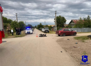 В Шигонском районе с места ДТП госпитализирован водитель мототранспорта. 