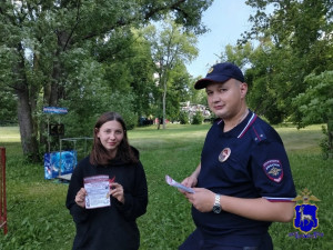В Самарской области сотрудники полиции напомнили жителям о безопасности на водоёмах