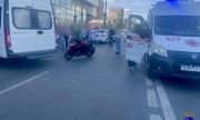 В Железнодорожном районе Самары.маршрутка столкнулась с мотоциклом