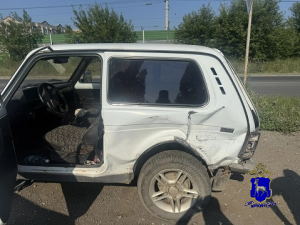 В Сызрани столкнулись ГАЗель и вазовская легковушка