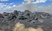 В Хворостянском районе горели сено и солома