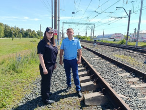 В ходе рейда проверялись травмоопасные участки на 838 км станции Кузоватово.