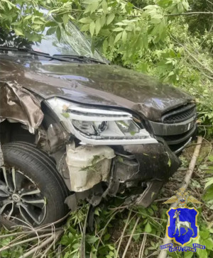 В Волжском районе 19-летний водитель перевернул машину в кювет