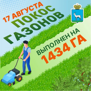 В Самаре продолжается сезонный покос травы. По 1 циклу работы проведены на территории 472,42 га, по 2 циклу (повторный покос) - 472,42 га, по 3 циклу 395,13 га, а по 4 циклу 94,8.