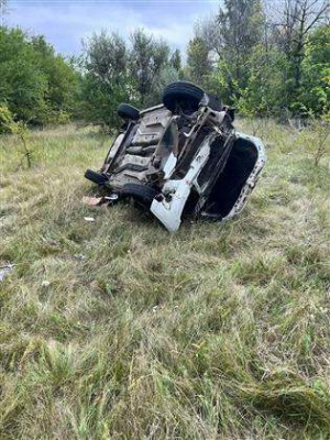 В Волжском районе машина перевернулась в кювет, погиб водитель