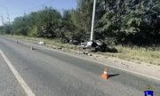 На автодороге «Самара-Бугуруслан-Петра Дубрава» Lada Priora врезалась в световую опору, погиб водитель