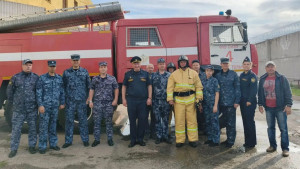 В СИЗО-4 УФСИН России по Самарской области состоялось торжественное мероприятие, посвященное проводам на заслуженный отдых начальника пожарной части подполковника внутренней службы Дмитрия Викторовича Саванеева.