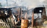 В Волжском районе оперативно ликвидировали возгорание надворных построек