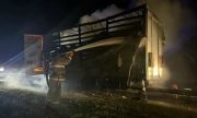 В Самарской области сгорел большегруз со сладостями