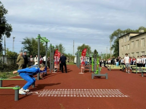Еще одна площадка для выполнения испытаний ГТО построена в Чапаевске