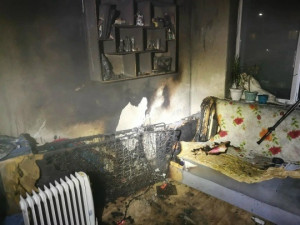 В Волжском районе произошел пожар в многоквартирном доме