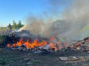 В Волжском районе за прошедшие выходные произошли несколько пожаров