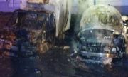 Сегодня ночью в Волжском районе произошло возгорание автомобилей