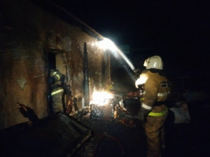 Сегодня ночью в Похвистневском районе произошел пожар