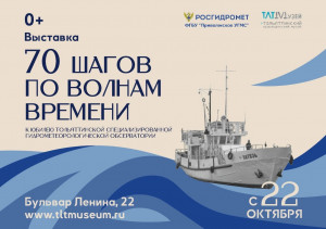 С 21 октября 2026 года в Тольяттинском краеведческом музее начинает работу новая выставка «70 шагов по волнам времени», приуроченная к 70-летию со дня основания Тольяттинской гидрометеорологической обсерватории.