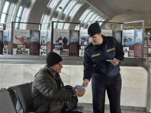 На железнодорожном вокзале Самары прошло мероприятие «Должник»
